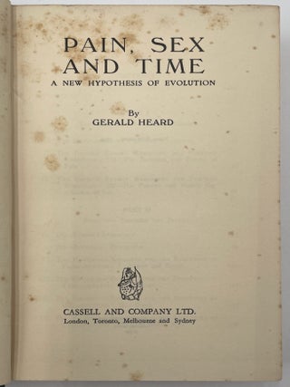 Pain, Sex, and Time