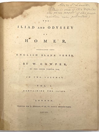 The Iliad and the Odyssey
