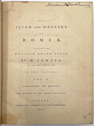 The Iliad and the Odyssey