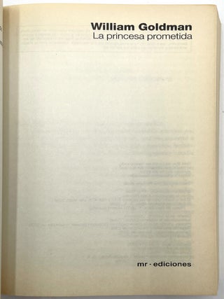 La Princesa Prometida (Princess Bride)