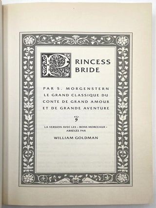 Princess Bride (French Translation)