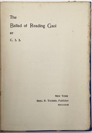 The Ballad of Reading Gaol