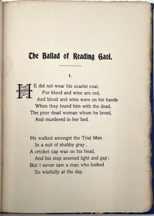 The Ballad of Reading Gaol