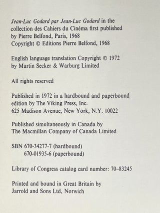 Godard on Godard