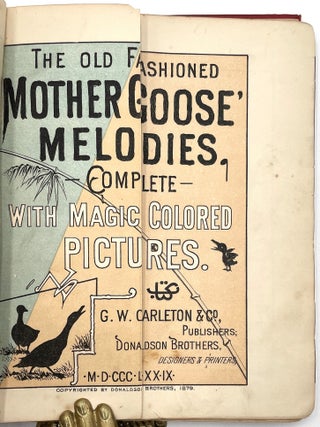 The Old Fashioned Mother Goose' Melodies