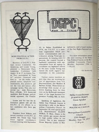 Reaching Out Publications No. 22, Sept. 23, 1977