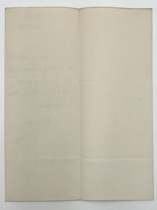Autograph Letter Signed, March 24, 1884