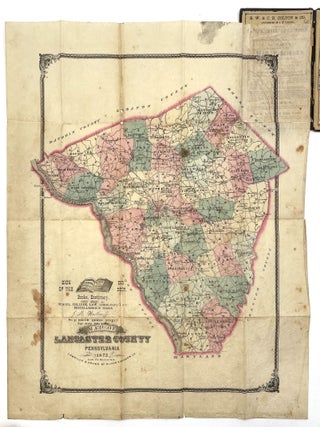 New Township Map of Pennsylvania w/ Lancaster County Map