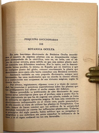 Botanica Oculta: Las Plantas Mágicas