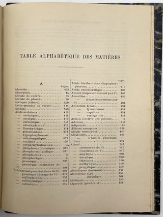 Traité Des Poisons (Treatise on Poisons)