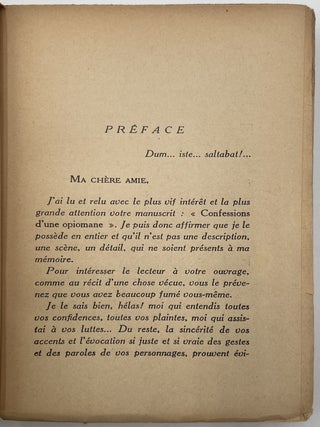 Confessions d'une Opiomane (Confessions of an Opium Addict)