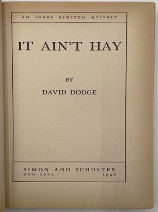 It Ain't Hay