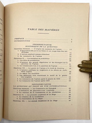 La Chine et le Problème de L’Opium