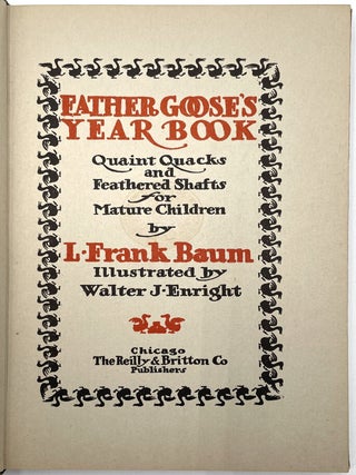 Father Goose’s Year Book