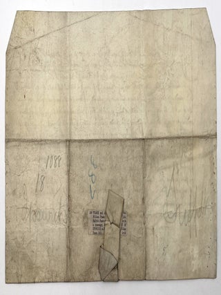 17th Century Manuscript Ipswich Deed on Vellum, 1614
