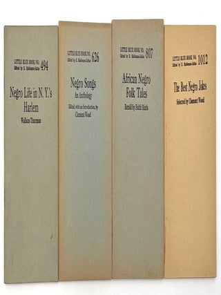 Item #3133 Group of Four African-American Related Little Blue Books. Wood Thurman, Maris