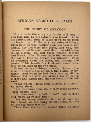 Group of Four African-American Related Little Blue Books