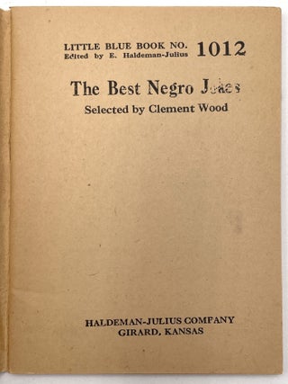 Group of Four African-American Related Little Blue Books