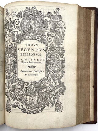 Item #3144 Sacra Biblia, Acri Studio, Ac Dilignetia Emendata. Bible in Latin