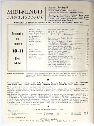 Midi-Minuit Fantastique. No. 10 - 11, Winter, 1964 - 1965