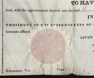 Partially Printed Document signed as President