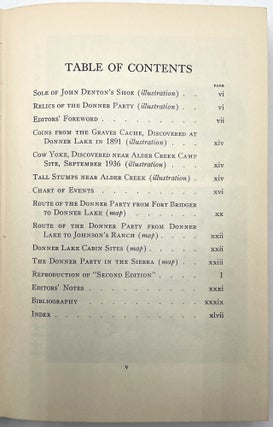 History of the Donner Party