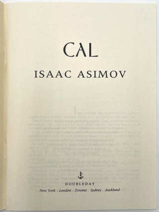 CAL [Isaac Asimov Collection Member Exclusive]