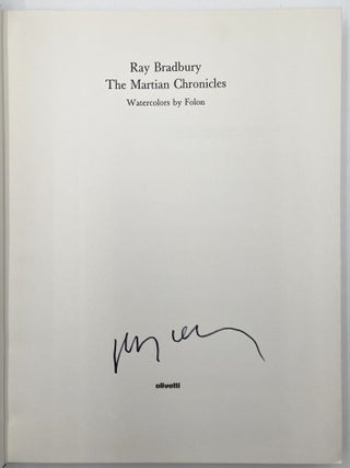 The Martian Chronicles [Olivetti Edition]