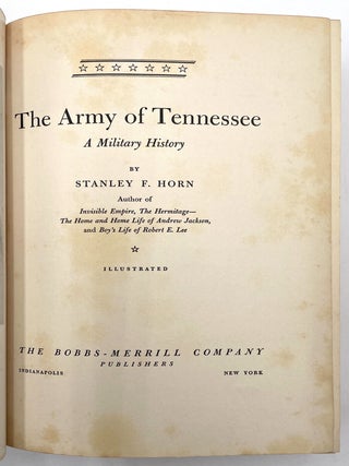 The Army of Tennessee [Signed]