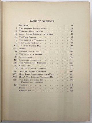 The Army of Tennessee [Signed]