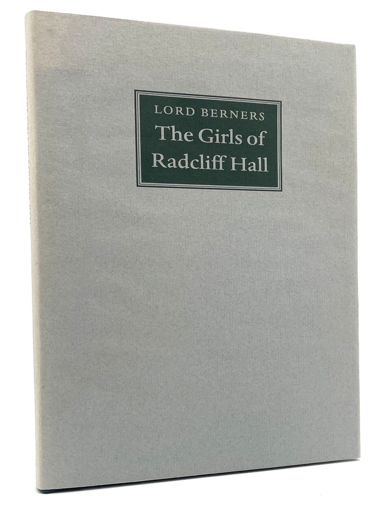 Item #3257 The Girls of Radcliff Hall. Larry McMurtry Collection, Lord Berners.