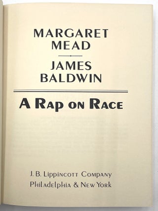 A Rap on Race [First Edition]