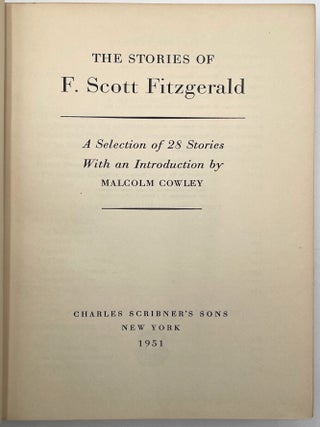 The Stories of F. Scott Fitzgerald [First Edition]