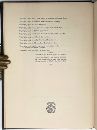 The Stories of F. Scott Fitzgerald [First Edition]