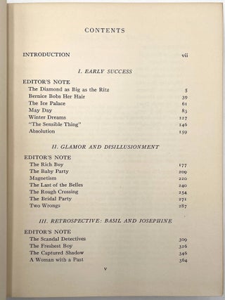 The Stories of F. Scott Fitzgerald [First Edition]