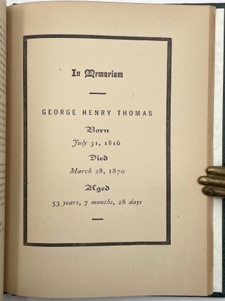 Society of the Army of the Cumberland: Eighth Reunion, Columbus, 1874.