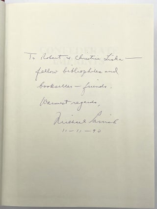 Confederate Imprints [Inscribed]