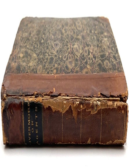 Item #3288 Treatise on the Law Relative to Principals, Agents, Factors, Auctioneers, and Brokers [First Edition]. Samuel Livermore.