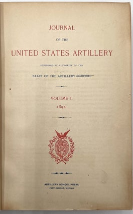 Journal of the United States Artillery, Vols. I & II, 1892, 1893