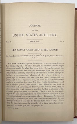 Journal of the United States Artillery, Vols. I & II, 1892, 1893