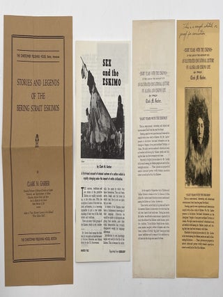 Stories and Legends of the Bering Strait Eskimos [Inscribed]