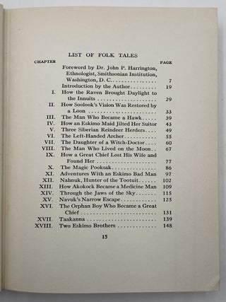 Stories and Legends of the Bering Strait Eskimos [Inscribed]