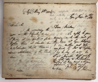 Letterpress Copy Book, 1882 to 1893 (Eye, Suffolk, UK)