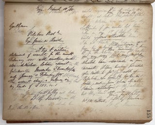 Letterpress Copy Book, 1882 to 1893 (Eye, Suffolk, UK)