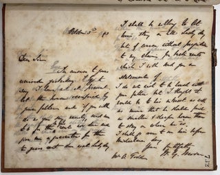 Letterpress Copy Book, 1882 to 1893 (Eye, Suffolk, UK)