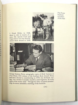 The Texas Institute of Letters 1936 -1966 [Signed by Larry McMurtry, 32 Others]