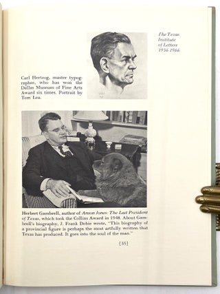 The Texas Institute of Letters 1936 -1966 [Signed by Larry McMurtry, 32 Others]