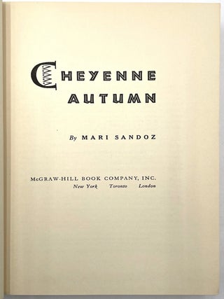 Cheyenne Autumn [Signed]