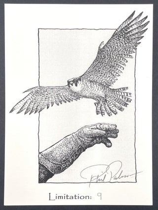 The Master Falconer [Signed Collector Copy w/ Signed Print and Leather Falcon Hood]