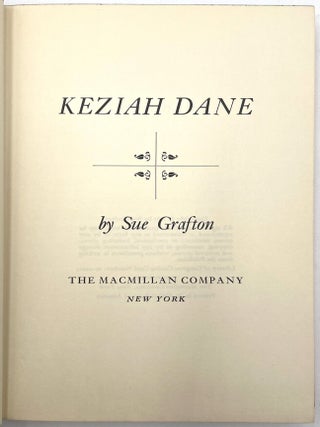 Keziah Dane [First Edition]